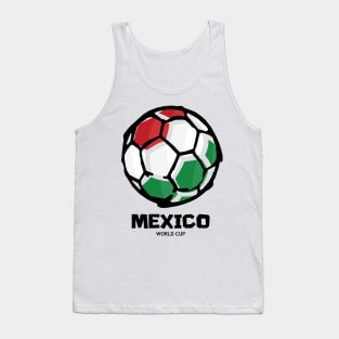 Mexico Football Country Flag Tank Top